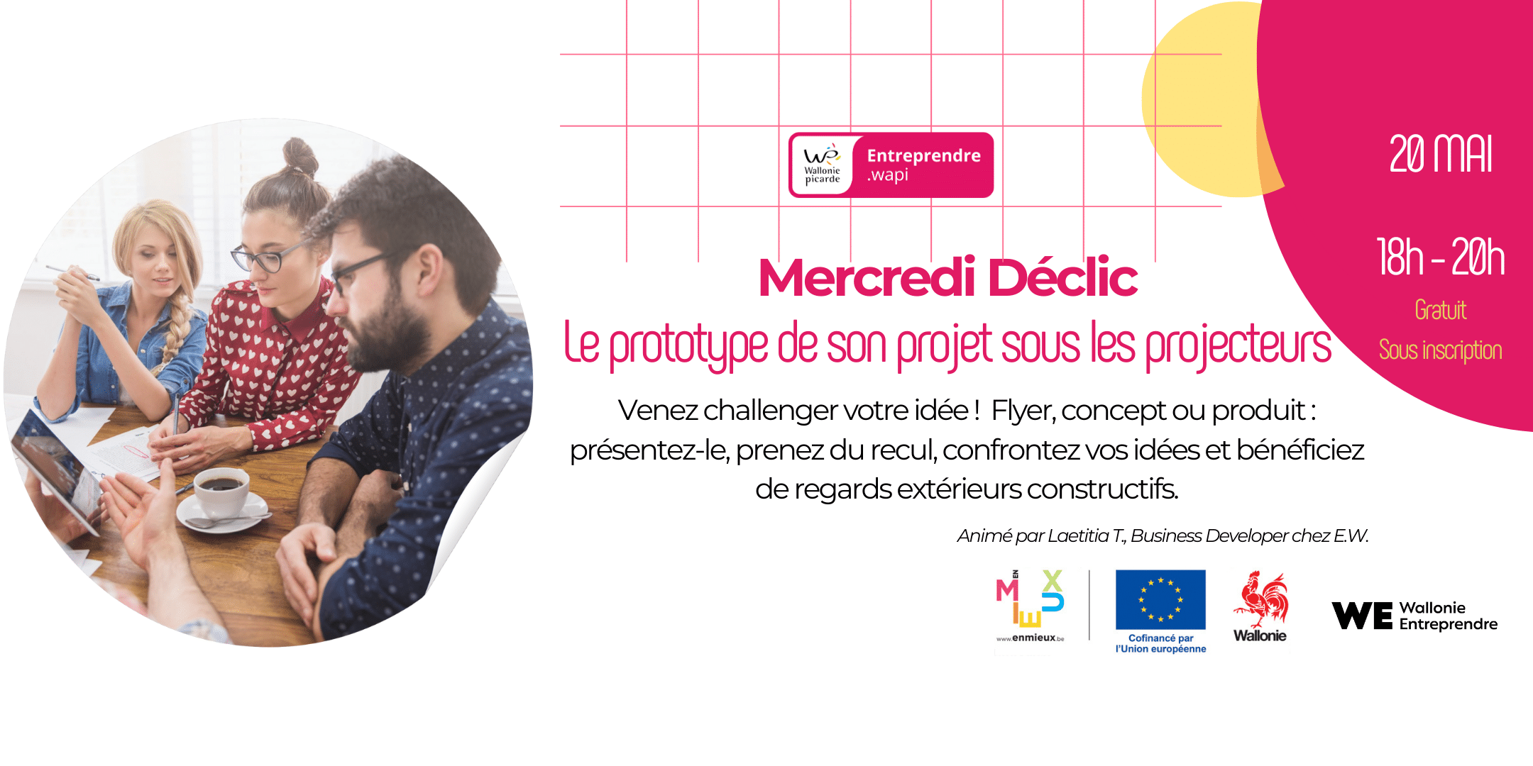 Mercredi Déclic : Le prototype de son projet sous les projecteurs