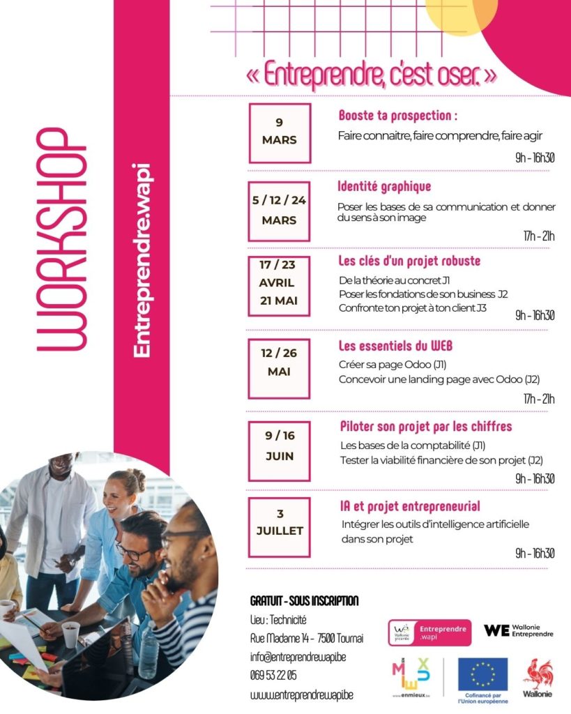 Agenda des workshops